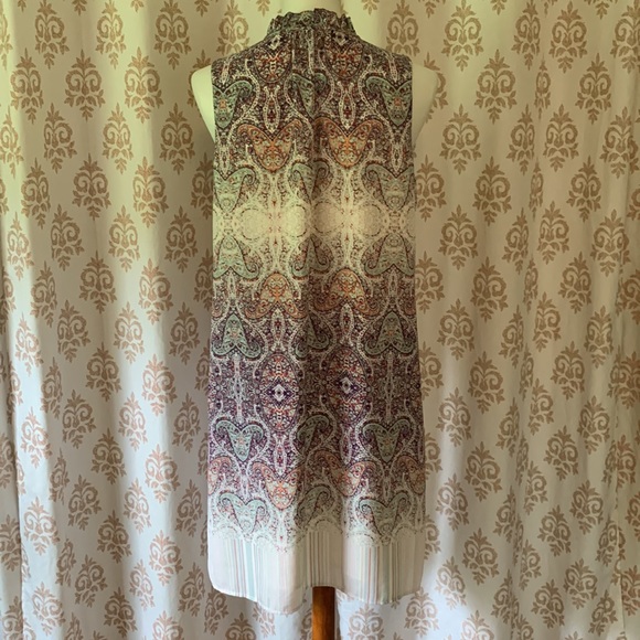 Rose & Olive Lightweight sleeveless paisley dress 8 - Picture 4 of 12